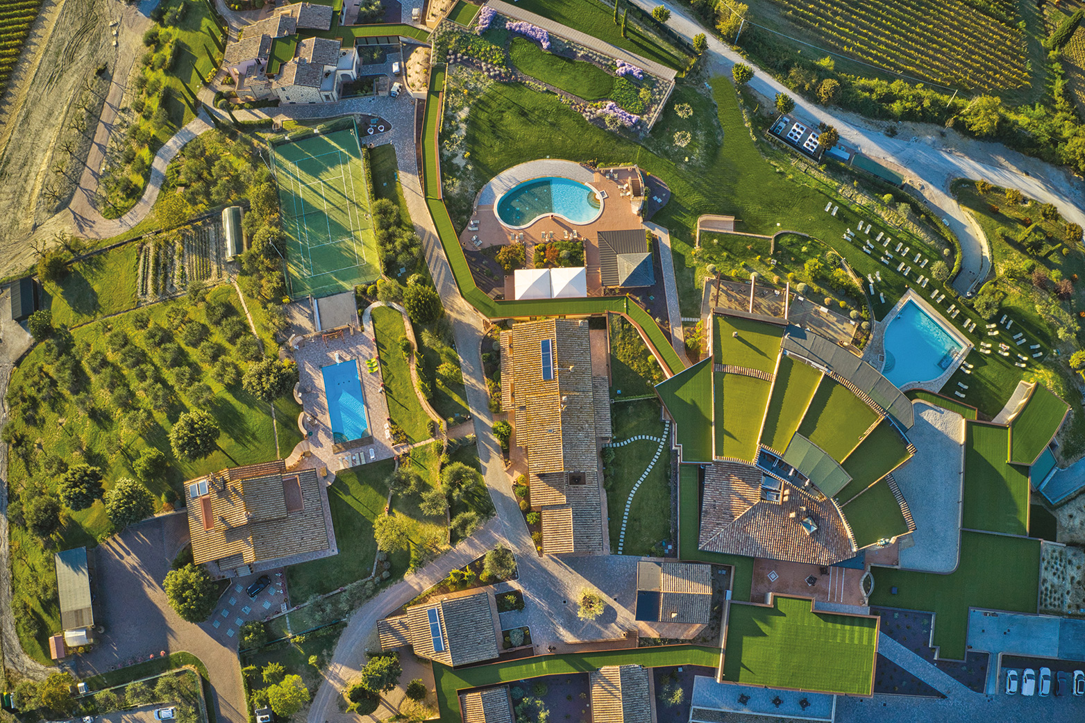 The Borgobrufa Resort and Spa in Italy. Photo: Borgobrufa